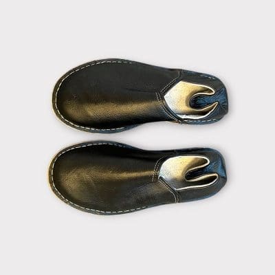 Chaussons_chaussures marocaines en noir