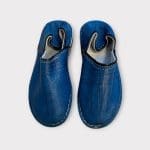marokkanske slipper/sko til dame blå