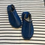 marokkanske slipper/sko til dame blå