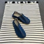 marokkanske slipper/sko til dame blå