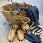 marokkanske slipper/sko til dame creme
