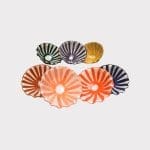 Marokkanische Keramikschale 12 cm_STRIPES_mehrere Farben