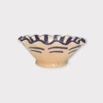 Marokkanische Keramikschale 12 cm_STRIPES_violett