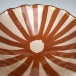 Marokkanische Keramikschale 12 cm_STRIPES_braun
