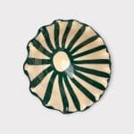 Marokkanische Keramikschale 12 cm_STRIPES_grün