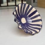 Marokkanische Keramikschale 12 cm_STRIPES_violett