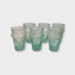Marockanskt beldi glas transparent twist 18 cl