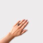 ring i sølv med sorte onyx sten_Nocturne