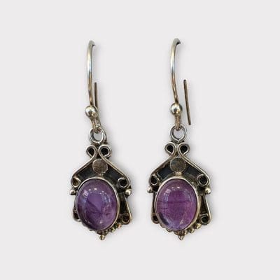 øreringe_Ametyst Lunaria