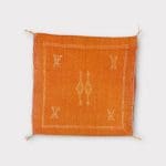 Housse de coussin motif cactus orange 8