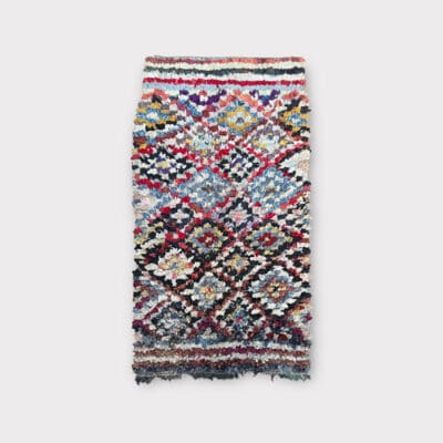 Tapis boucherouite Zayra
