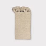 Bomullsrutete beige