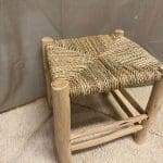 Tabouret en raphia osier 3
