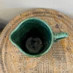 Pichet en céramique vert mélangé 5