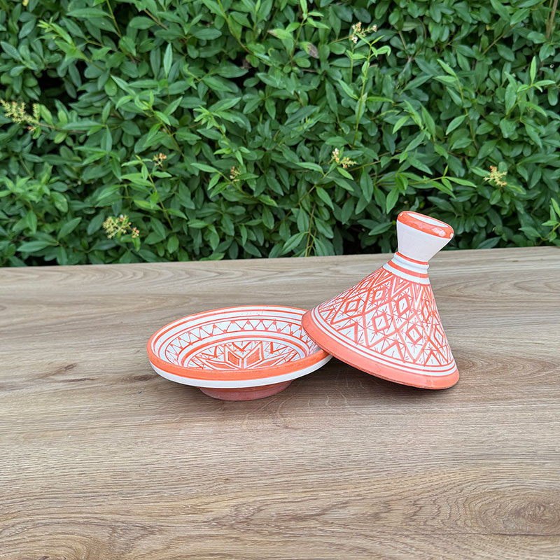 Marokkaanse tajine – 17 cm oranje