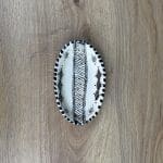 Marokkanische ovale Keramikschalen schwarz 2