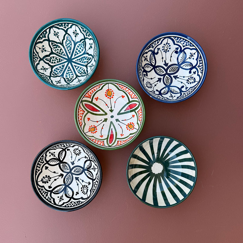 marokkanske-skåle-14-cm_flere-farver Bols marocains 14 cm plusieurs couleurs