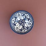 Bols marocains 14 cm bleu