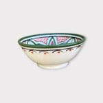 Bols marocains 14 cm côté vert