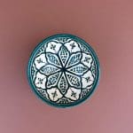 Bols marocains 14 cm pétrole