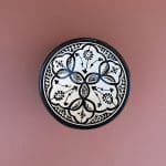 Bols marocains 14 cm noirs