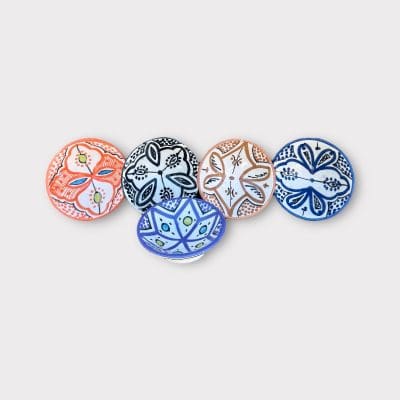 Marokkanske små skåle 7,5 cm flere varianter