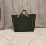 large shopper dark green