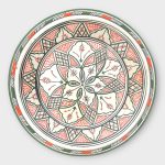 Marokkansk couscous fad- 48 cm_Multi farvet