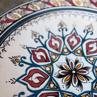 Marokkansk-keramik-fad-42-cm_blaa-artist1