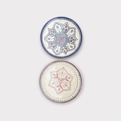 Violet-en-roze-schaal