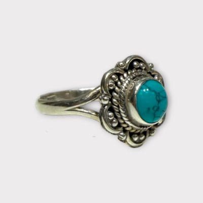 Ring med turkis sten Fleur