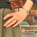 spiralring i silver.