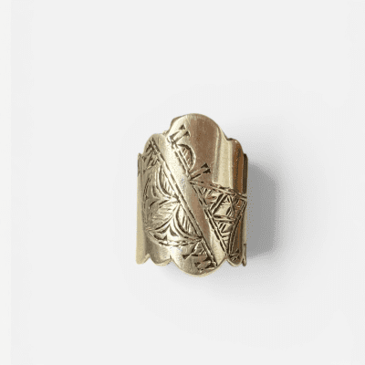 Lounis ring, handgemaakt van zilver in Marokko.
